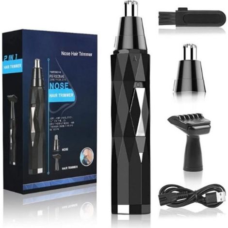 Recortador de nariz - Eficaz y seguro - Para nariz, orejas y cejas - Diseño compacto y ergonómico - Indoloro y preciso - Cuidado personal para hombres y mujeres