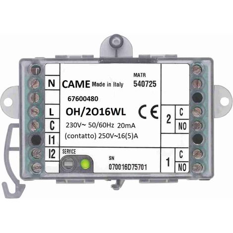 Module 1 Relais de puissance CAME BPT OH/RP 67600401