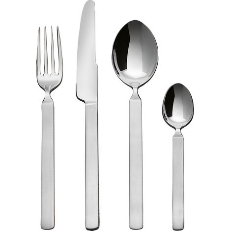 Alessi Dry 4180S24 - Service de Besteck de 18/10 Edelstahl Design, 24 Teile