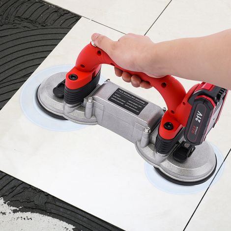 Electric Tile Set Tiling Machine Double Suction Cup Vibration Leveling Machine