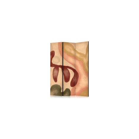 Paravento artgeist decorativo caldo 135x172 fliselina legno