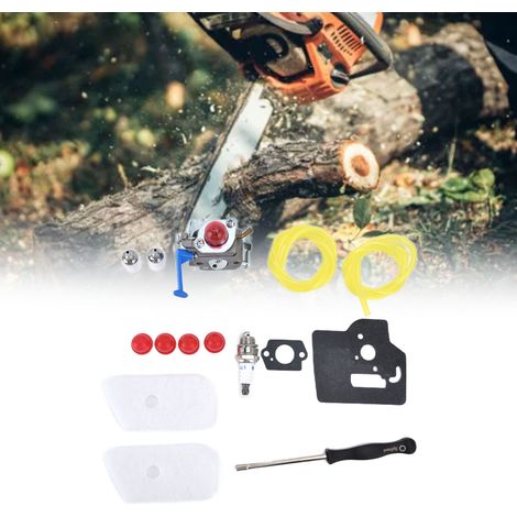 Carburateur Kizut C1Q-W40A 545081848 pour débroussailleuse Husqvarna 128LD 128L 128C 128CD, filtre à air et joint de durite d'essence inclus. (1/5)