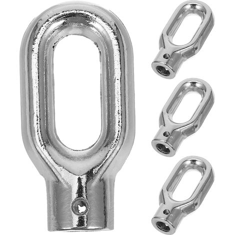 Lot de 4 Anneaux de fixation, Alliage d'aluminium, Crochet de manivelle, Store banne rétractable, Camping-car et terrasse (1/5)
