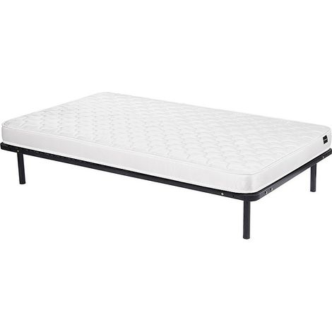 Ensemble 90 x 190 cm cadre à lattes + matelas mousse ép.15cm -DANAE II de YSMÉE