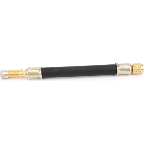 Flexible Rubber Tyre Valve Extension 5.5in, Adaptateur de Gonflage pour Camion, Van, Bus, Outil Accessoire de Valve, Rallonge de Valve de Pneu (1/5)