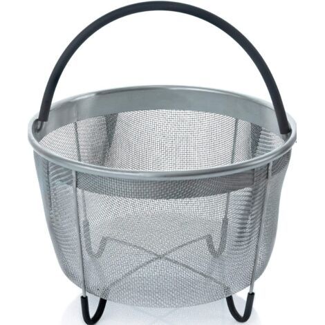 6QT Panier à Vapeur en INOX Accessoires Cookeo pour la Cuisson des Légumes et des Aliments (1/5)