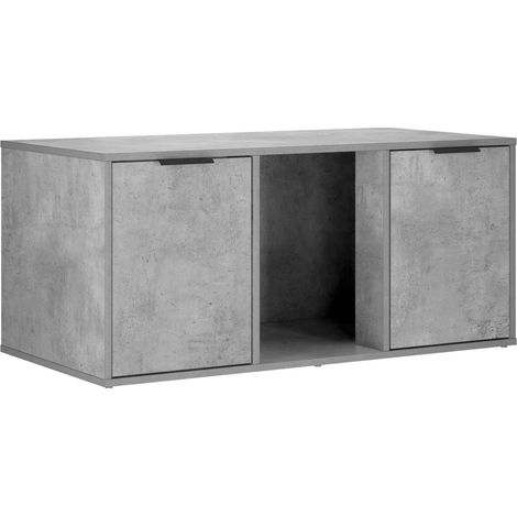 Cat Crate Furniture Concrete Grey 100 x 49 x 45 cm vidaXL (1/5)