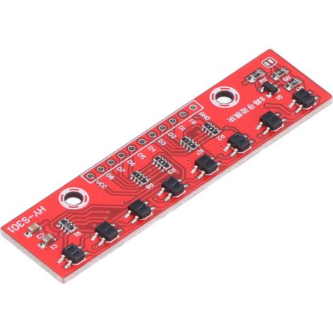 Module de suivi, capteur de détection infrarouge 8 canaux, carte de circuit imprimé 8 bits, détecteur Hunt (1/5)