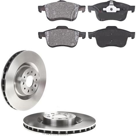 KIT FRENI ANTERIORI compatibile con OPEL COMBO TOUR (X12) - DISCHI + PASTIGLIE OEM: P 23 163 , P 23 137 / 25229 , 25229 V , 24243 E , 24243 V , 24243 X , X 24243 /SOSTITUZIONE DIRETTA/BASSA POLVERE/SI