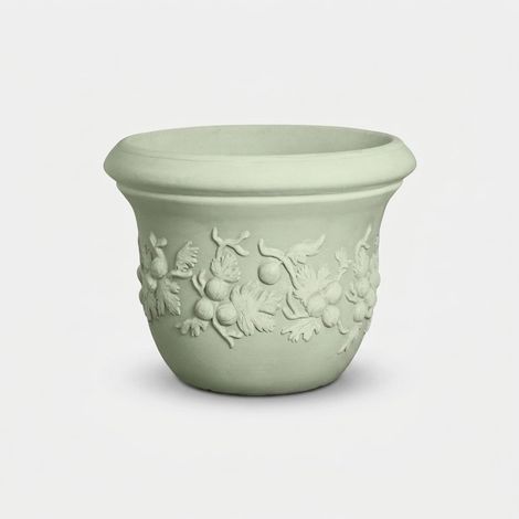 Vaso da esterno in polietilene per giardino Uva Spina - Verde (1/2)