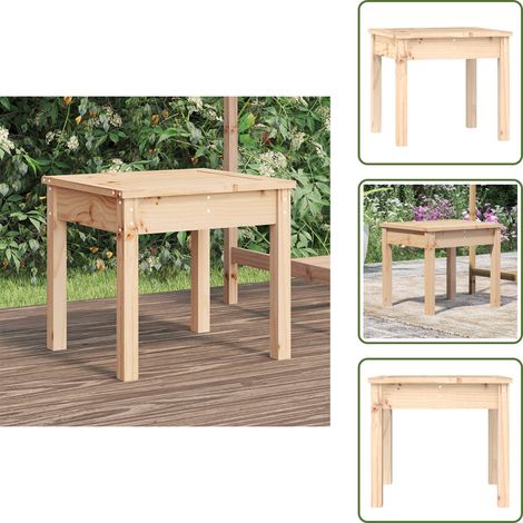 Panca da balcone - vidaXL Panca da Giardino 50x44x45 cm in Legno Massello di Pino - Panca in pino