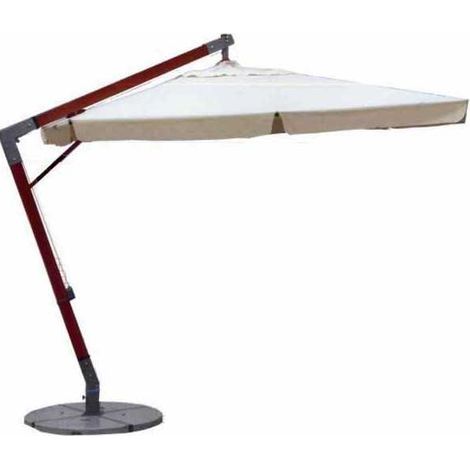 Sombrilla de madera poliéster lateral Profy 400x400 Vette 03207