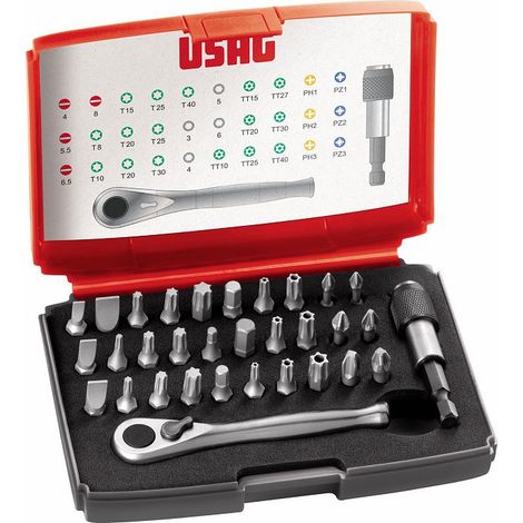 USAG 692 J32 U06920042 SORTIMENT WENDEKLINKENVERSCHRAUBUNGEN 1/4" (1/3)