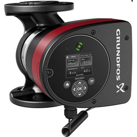 Grundfos Circulateur à régulation électronique MAGNA3 32-100F PN16 220mm 1x230V 6.777 m 5.65 m³/h, 97924643 (1/2)