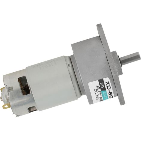 35-W-Mikro-Gleichstrom-Metallgetriebemotor, Drehzahlregelung, Rechts-/Linkslauf (12 V, 5 U/min) (1/5)