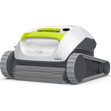 Maytronics Dolphin – Robot de piscine électrique Dolphin T25 – Nettoyage autonome du fond et des parois – Compatible tous revêtements jusqu’à 10m – Câble 15m