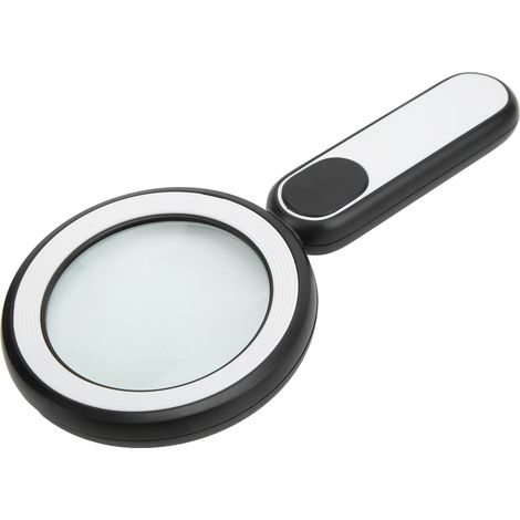 LED-Lupe mit 10-facher Vergrößerung, verstellbare Linse zum Lesen und Beobachten (1/5)