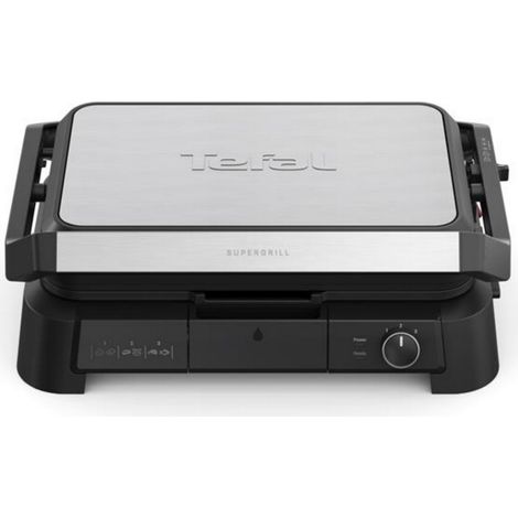 Parrilla de carne de acero inoxidable de 2000 W - GC520DE0 - Tefal - (1/4)