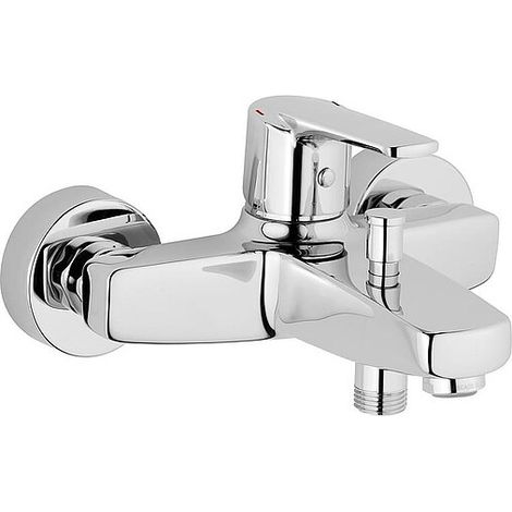 Aufputz-Wannenmischer Heinrich Schulte Alpha 300, Ausladung 161 mm, chrom - Z059406-00010