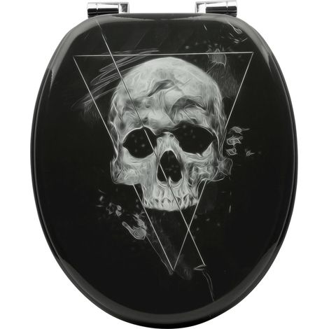WOLTU Tapa de WC Tapa de Inodoro Asiento de Inodoro Bisagra de Cierre Suave Instalar Rápida Antibacteriano K
