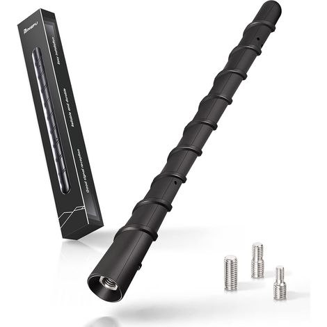 Antenne Radio Voiture Dab FM Autoradio 18.3 cm Universelle Toit Amplifiée Antenne Remplacement pour Stéréo Auto Camion Véhicule,Vis M4.0 M5.0 M6.0 (1/5)