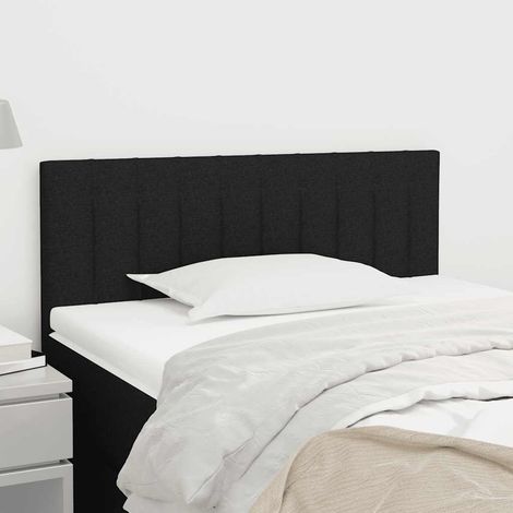 Tête de lit Noir 90x5x78/88 cm Tissu (1/5)