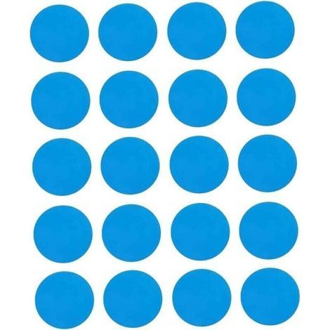 pair 20pcs Patch Patch Direction Kit de réparation en Plastique Patches de réparation Auto-adhésive pour piscines Bateaux gonflables