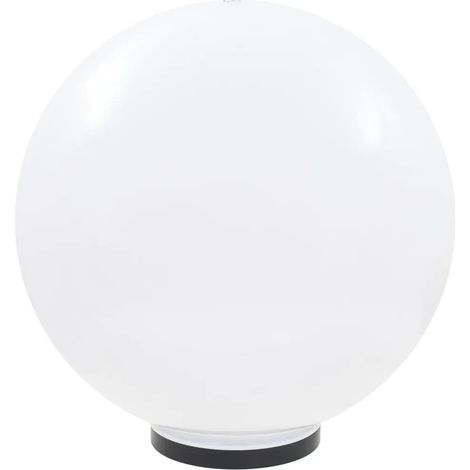 Lampada LED sferica decorativa 50 x 50 x 50 cm per giardino spazio esterno crea un'atmosfera accogliente realizzata in PMMA bianco 020045970