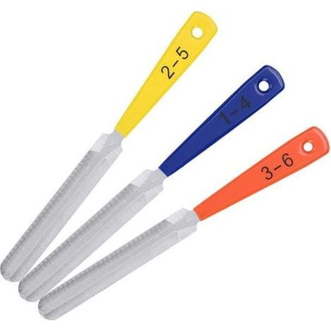 Lime Pour Sillets - Lime Pour Frettes - Pour Guitare Électrique Acoustique Basse Ukulélé Mandoline Banjo - Lot De 3
