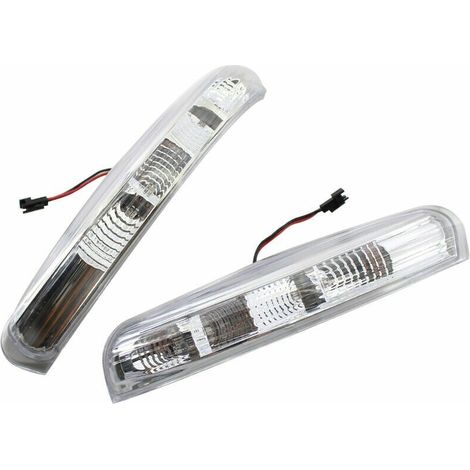 1 paio di luci di direzione per specchietto retrovisore auto, luci di ricambio per specchietto laterale a LED per Chevrolet Captiva 2007-2014, bianco