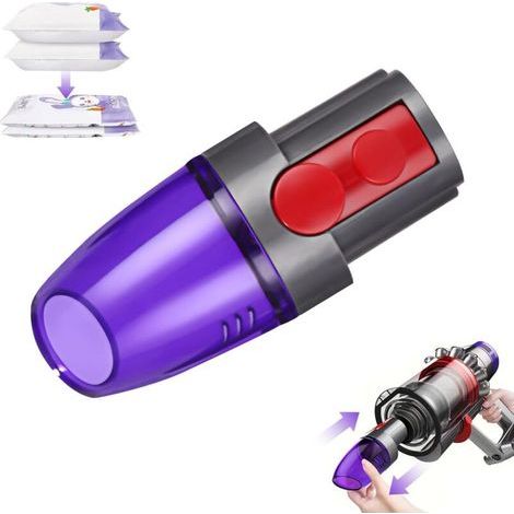Adaptateur de Sac Sous Vide, Accessoires pour Dyson Aspirateurs Tête D'aspiration pour Sacs D'aspirateur Maximale de 26 mm Compatible avec Dyson V7, V8, V10, V11, V15, Gen5 (1/5)
