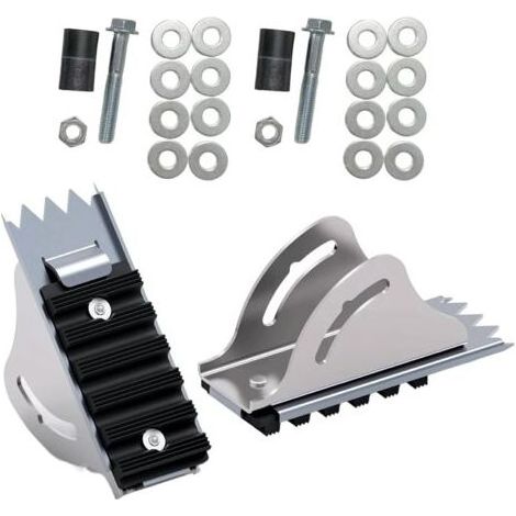 Patins antidérapants pour pieds d'échelle, adhérence sûre sur les surfaces glissantes, équipement d'échelles pour la construction, les rénovations domestiques, outil d'installation de stabilisateur (1/5)