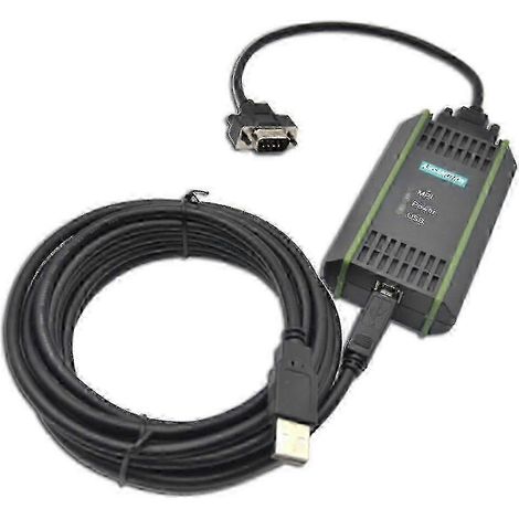 Câble de programmation USB 2025 pour automate Siemens S7-200/300/400 RS485/Profibus/MPI/PPI (remplacement 6ES7972-0CA23-0XA0) (1/5)