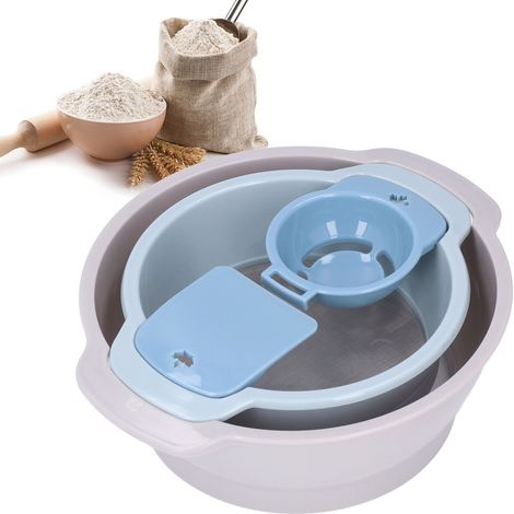 4 Pièces Tamis à Pollen Emboîtables Gain de Place Léger Plateau de Manucure avec Maille pour Pâtisserie