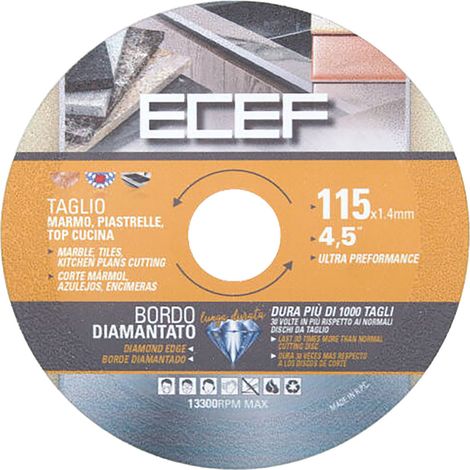 DISCO DIAMANTATO  ø 115 x 2,2 mm  - ECEF