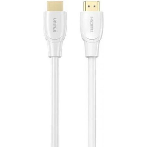 Cable HDMI Unitek 2.1 8K HDR blanco de 7,5 m