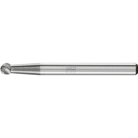 PFERD TOOLS Hartmetall Hochleistungsfrässtift ALU Kugel KUD Ø 03x02mm Schaft-Ø 3mm für Alu/NE Metalle (1/2)