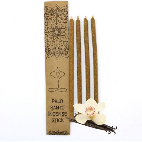 Grands bâtons d'encens Palo Santo - Vanille- Vendu par 1
