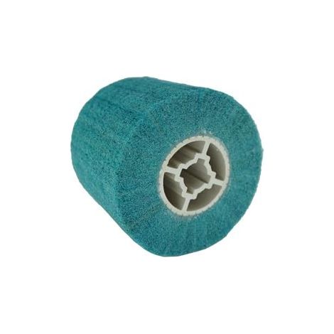 Brosse abrasive pour rouleau, brosse en nylon, manchons abrasifs pour rouleaux abrasifs et machines de finition satinée, grain 320, rouleau de finition satinée pour le polissage des surfaces en bois e (1/5)