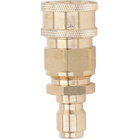 Adaptateur de Raccord Haute Pression M22 1.5mm, Compatible Laveuse 5000 PSI pour Tuyau Nettoyeur (1/5)