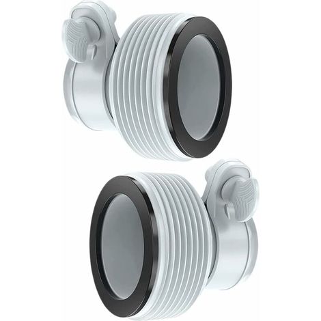 Intex Kit adaptateur de conversion de tuyau B pour tuyau Intex B Pool 3,2 cm à 3,8 cm Pièces de conversion de rechange (1/5)