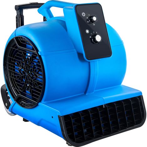 Mophorn Soplador de Suelo 1400 RPM Ventilador de Secado por Enfriamiento 113 m³/min Secador de Alfombras Portátil 3 Ángulos de Soplado Temporizador 3 Velocidades para Limpieza, Hogar, Comercial (1/5)