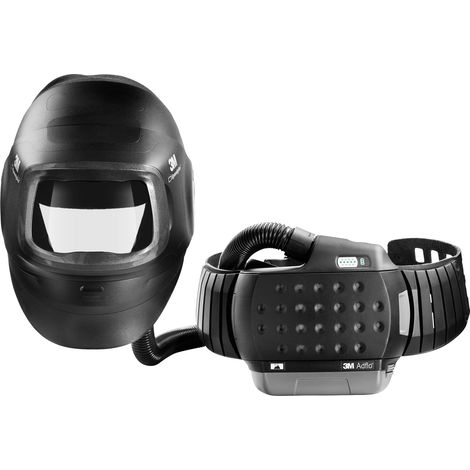 3M – Casque de protection soudeur Speedglas G5-01 avec Adflo – Protection respiratoire efficace – Visière rabattable large champ de vision - H617809