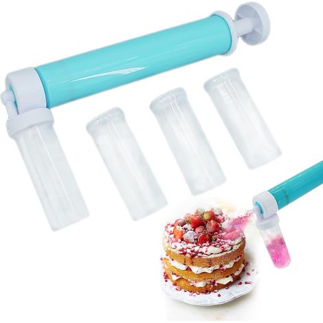 Pulvérisateur à main de décoration de gâteau, pompe de pulvérisateur à main avec 4 bouteilles de pulvérisation (1/5)