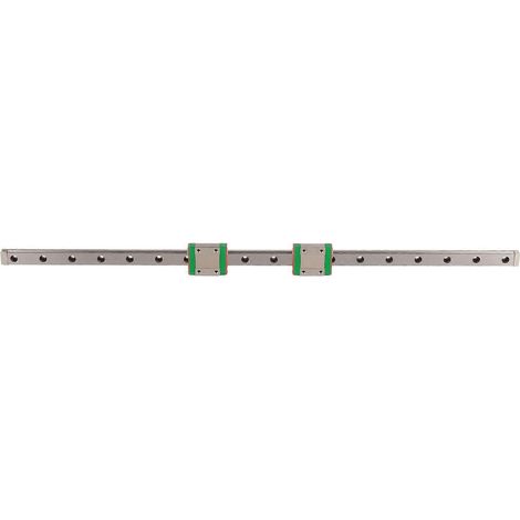 rail de guidage linéaire miniature MGN12 de 450 mm de long et de 12 mm de large  2 blocs coulissants MGN12B
