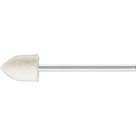 PFERD TOOLS mittelharte Filzpolierstifte Spitzkegelform Ø 8x12 mm Schaft-Ø 2,35 mm 10 Stk