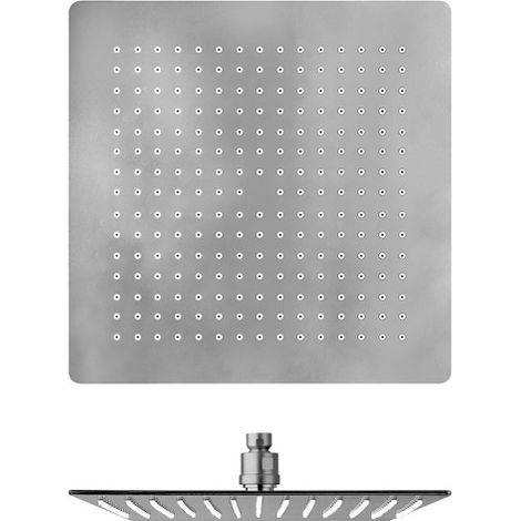 Pomme de douche sandwich inox carre d 25 cm anticalcaire - CRISTINA ONDYNA PD09877