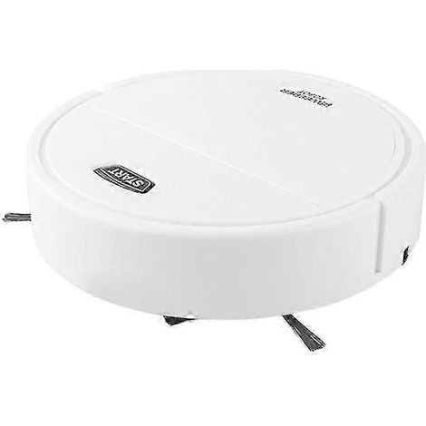Aspirateur et laveur robot 3 en 1, pour poils d'animaux, sols durs et tapis - blanc (1/5)