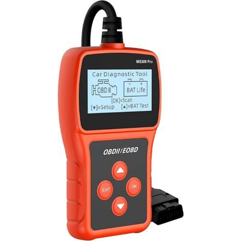 MS309PRO OBD2 Scanner Universel Lecteur de Code d'erreur de Moteur, Outil de Diagnostic Can pour Tous Les protocoles OBD II Voitures
