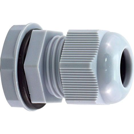 Presse-étoupe M12X1.5 en Nylon 66 pour câble de 3mm à 6.5mm, avec contre-écrous, IP68 ( Prix pour Sachet de 10 )